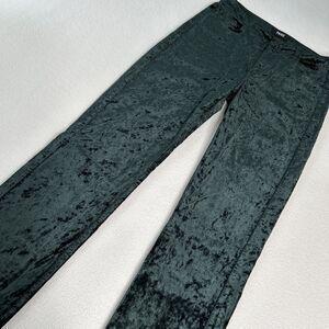 Paige Womens Size 28 Jacqueline Straight Leg Jeans Velvet Green